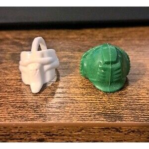 1988 GI Joe Wild Card v1 Mean Dog Driver Helmet & 1989 Stalker v2 Mask LOT Vtg